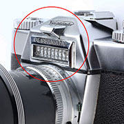 【VOIGTLANDER(福伦达)】Bessamatic 135单镜头反光相机拆解图， 福伦达 Bessamatic“De Luxe”可以说是世界上第一部有内置测光技术的单反相机。